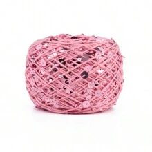 50/Ball 140M Hand Knitting Yarn 3mm+6mm Sequins Yarn DIY For Woman Woollen Sweater Hat Scarf - Multicolor - View 44