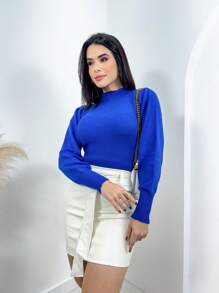 Women Sweaters - 藍色 - 查看 1