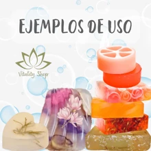 Base Jabón De Glicerina Vegetal Transparente Alta Calidad 1kg - transparente - Ver 3