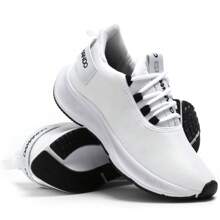 Men Sneakers - 黑與白 - 查看 7