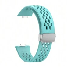 Silikonarmband mit atmungsaktiven Löchern kompatibel mit Huawei Fit 3 Uhr, Fit 3 (Lochstil) als Geschenk für Studenten zum Schulstart