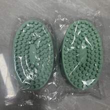 1 件装硅胶淋浴清洁刷，硅胶洗发沐浴刷，家用成人双面搓澡刷，按摩沐浴刷，浴室清洁工具，袋子，收纳袋，收纳盒，发夹