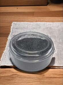 Flock Or Velvet Effect For Decoration Crafts And For Nail Velvet Effect - 黑色帶銀色閃光 - 查看 1