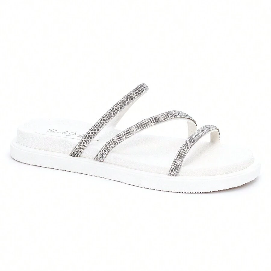 Women Flat Sandals - 白色 - 查看 1