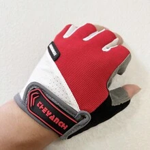 1 Pair Anti-Slip Shockproof Breathable Men Women Half Finger Outdoor Sports Cycling Bike Glove - Multicolor - View 5