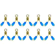 Bộ 5 Móc Đôi Contactor Dòng Thiết Bị Không Gian Phân Nhánh 8 Loại Không Gian Đậu Dòng Xoay Dụng Cụ Phụ Kiện Câu Cá - Màu xanh lam - Xem 3