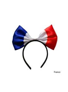 1 pieza Diadema de mariposa para fanáticos de la Eurocopa 2024, con camisetas de varios países, mini pinzas para el cabello de primavera, adecuado para decoración de fiestas y regalos conmemorativos