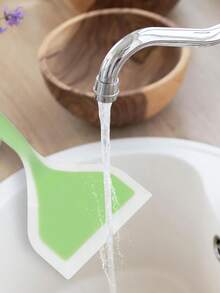 Silicone Pancake Spatula, Wide Pancake Turner Suitable For Eggs, Fish, Pizza & Steak, Heat-Resistant Kitchen Flipper For Nonstick Cookware - Green - View 7