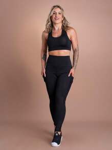 Women Sports Sets - 黑色 - 查看 1