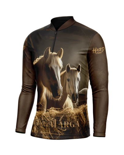 Camisa Basic Haras Club Camiseta De Pesca Brasil Proteção Uv50