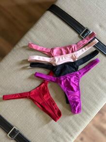 Kit 3 Calcinha Fio Duplo Fio Dental em Poliamida