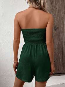 Women Jumpsuits - Màu xanh lá cây đậm - Xem 4