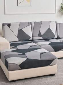 1PC Polyester Sofa Cushion Cover Geometric Stretch Living Room Sofa Cover Non-Slip Home Sofa Protective Cover - Multicolor - View 7