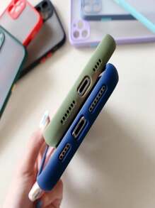 Mida Style Matte Case Compatible With IPhone Camera Protector Heavy Duty Use - Green - View 6