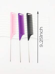 3 件組髮型設計工具套裝,包括染髮碗、梳子和髮夾 - 彩色 - 查看 6