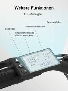 EVERCROSS EK8S Electric Bike, Electric Mountain Bike 250W Power, 7 Speed Shift, 30-90km Range, 26 Inch Electric Bicycle, Removable Battery, Shock Absorbing Seat, Multiple Speed Options - 白色 - 查看 4