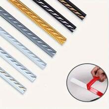 Self-Adhesive PVC Decorative Molding Line For Picture Frames, Mirrors, Edge Frames, PU & Gypsum Crown Molding And Ceiling Edges - One Volume - View 1