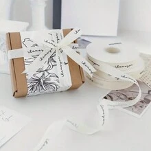 1 cuộn, 1377,95 inch Vải tiếng Anh Dây đóng gói quà tặng Ruy băng Quà tặng đơn giản Ruy băng hoa nghệ thuật Ràng buộc Ruy băng trang trí Bánh đóng gói Nơ ruy băng, Ruy băng cho bó hoa, Đồ thủ công, Vải, Chất liệu bó hoa cưới thủ công, Vật liệu đóng gói quà tặng - Nghệ thuật vải - một cuộn ruy băng tiếng Anh - Xem 5