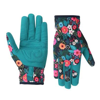 1 Pair Gardening Weeding Working Gloves, Leather Garden Glove For Women Men Thorn Proof No Stab For Digging, Planting,Pruning