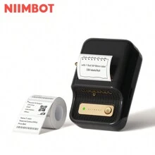 NIIMBOT B21 Label Maker Wireless Thermal Label Printer, Inkless With Tape, Home Organization Office Business (Green) - Black - View 1