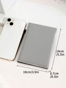 1 Vỏ đựng hộ chiếu PU có thể tùy chỉnh, Cần thiết cho những chuyến du lịch ngoài trời và những chuyến công tác xuyên biên giới, với thiết kế hình vương miện và chữ cái của Vua, Hộp đựng hộ chiếu thời trang có tên cá nhân hóa cho nam và nữ Hộp đựng hộ chiếu để tốt nghiệp chuyến bay Tuần trăng mật Du học Nhẹ Chống thấm nước cần thiết cho kỳ nghỉ Sinh viên - Xám - Xem 4