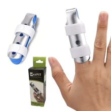 MAXFIT SPORTS MAXFIT Finger Splint Finger Separator, Adjustable Size Finger Support Protector. - Silver - View 4