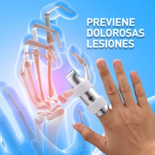MAXFIT SPORTS MAXFIT Finger Splint Finger Separator, Adjustable Size Finger Support Protector. - Silver - View 6