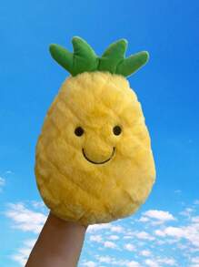 1 pieza Muñeco de peluche de piña de color aleatorio, muñeco de peluche suave y lindo de piña para decoración - Multicolor - Ver 2
