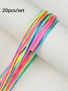 10pcs Hair Braids Assorted Gradient Color Hair Wrap String DIY Braid Hair Accessories Hair Jewelry Gifts For Girl And Teen Girls - Multicolor - View 16