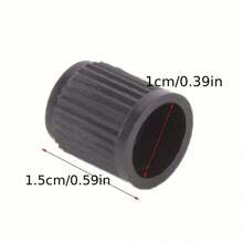 20入組黑色塑料輪胎氣閥帽，氣閥芯、塵蓋和汽車/自行車輪胎氣閥帽 - 黑色 - 查看 5