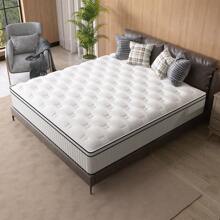 12/14 Inch Twin Full Queen King Mattress Pocket Spring Mattresses In A Box - trắng - Xem 2