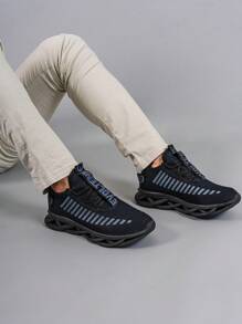 3 Tênis Masculino Crossfit Sola Trança Aderente Promoção - Preto - Visão 10