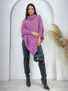 Women Coats - Lilac Purple - View 2