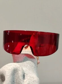 1 件红色 OOTD 多风格性感火焰红可选夏季可爱 Y2K 季节青睐经典颜色年轻女士时尚眼镜带心形水钻装饰万圣节圣诞节时尚基础秋冬女士服装商务休闲礼物 - 紅色 - 查看 16