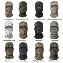1pc Breathable Camouflage Outdoor Sports Face Mask - UV Protection, Multi-Functional Balaclava, Suitable For Cycling, Climbing, Running, Hiking And Outdoor Sports - Sun Protection Windproof Ski Mask - Multicolor - View 2