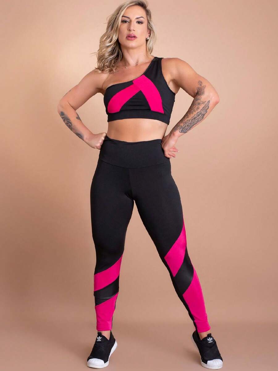 Women Sports Sets - 粉色 - 查看 1