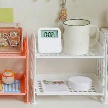 Desktop Storage Racks - สีขาว - ดู 4