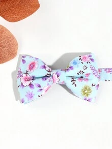 1入組男款休閒花印Y2K風格頭巾，雙層頸巾適合派對和日常穿著 - 彩色 - 查看 8