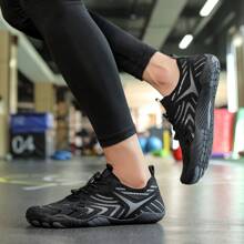 Quick-Dry Outdoor Creek Shoes - Breathable, Anti-Slip, For Hiking, Fishing, And Beach Activities, Water Shoes - Black - View 6