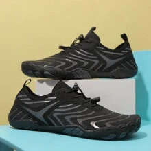 Quick-Dry Outdoor Creek Shoes - Breathable, Anti-Slip, For Hiking, Fishing, And Beach Activities, Water Shoes - Black - View 4