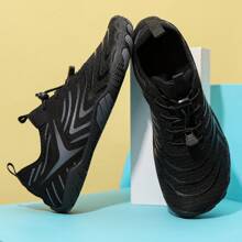 Quick-Dry Outdoor Creek Shoes - Breathable, Anti-Slip, For Hiking, Fishing, And Beach Activities, Water Shoes - Black - View 3