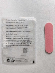 10入組手工按壓式美甲假指甲，乳白漸層長款假指甲，優雅蝴蝶美甲貼，可拆卸重複使用美甲貼 - 淺粉色 - 查看 10