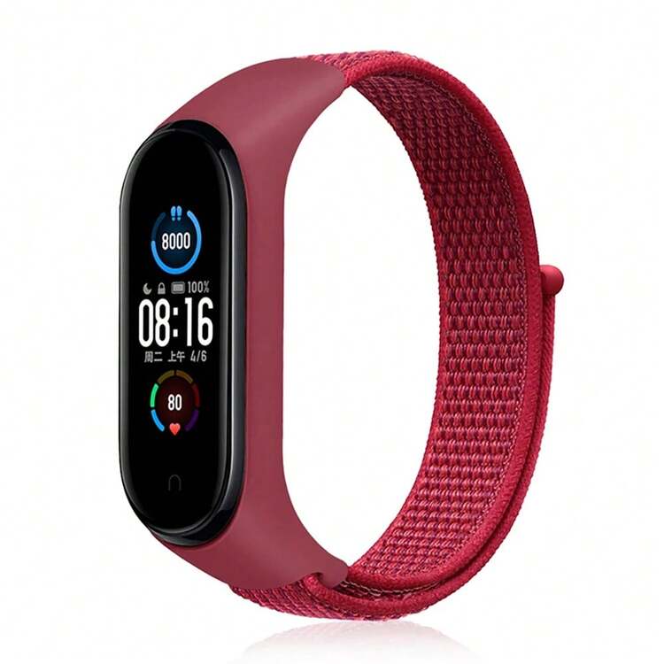 KPFLY 尼龙环适用于小米 Mi Band 7-7 Nfc 智能手表运动腕带 Miband7 替换手环 Mi Band 8 7 6 5 4 3 表带 - Mi 樂隊 3/4/5/6/7 - 查看 16