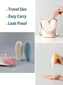 11pcs/Set Refillable Silicone Flexible Tube Travel Bottles Set - Leak Proof And Squeezable For Shampoo, Lotion, And Toiletries - Perfect For Carry On And On-The-Go Use,Travel Bottles Set, Refillable Cosmetic Containers Empty Shampoo Shower Gel Tubes For Toiletries Shampoo And Body Wash Liquid Travel Bottles Lotion Sub Bottle Squeezable Containers.Travel Bottles For Toiletries Leakproof Refillable Travel Size Containers For Shampoo Conditioner Liquids Lotion Soap Body Wash Men And Women Business, Portable Accessories Storage
