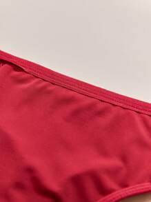 4pcs/Pack Women Lace Seamless Thong Panties, Comfortable Lace Splice, Sexy - Multicolor - View 8