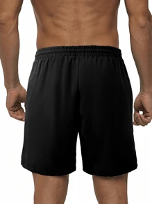 Hero Men's Linen Bermuda Shorts Stylish Men's Casual Shorts Premium Shorts With Adjustable Beachwear Style - 黑色 - 查看 2