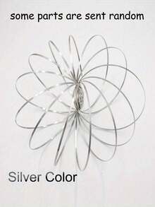 Colorful Liquid Flow Pressure Relief Magic Bracelet, DIY Bracelet Stress-Relieving Exercise Creative Prop Transformable Wire Loop - Multicolor - View 4