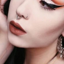 1 Miếng titanium Giọt nước Bộ phận Vòng Nhẫn Septum Vòng mũi Núm vú Tai Hạt tai Xoắn ốc Xuyên Cơ thể - Giọt nước - Xem 5