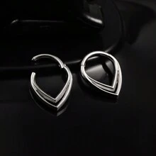 1 Miếng titanium Giọt nước Bộ phận Vòng Nhẫn Septum Vòng mũi Núm vú Tai Hạt tai Xoắn ốc Xuyên Cơ thể - Giọt nước - Xem 8