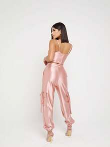 Women Two-Piece Outfits - Rusty Rose - View 2